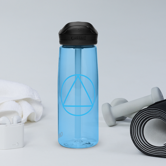 AA Triangle In Circle Sports Water Bottle
