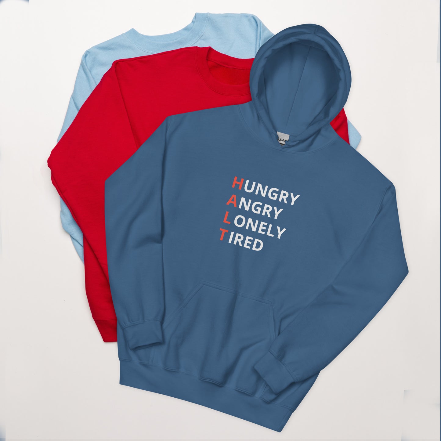 Hungry Angry Lonely Tired Unisex Hoodie