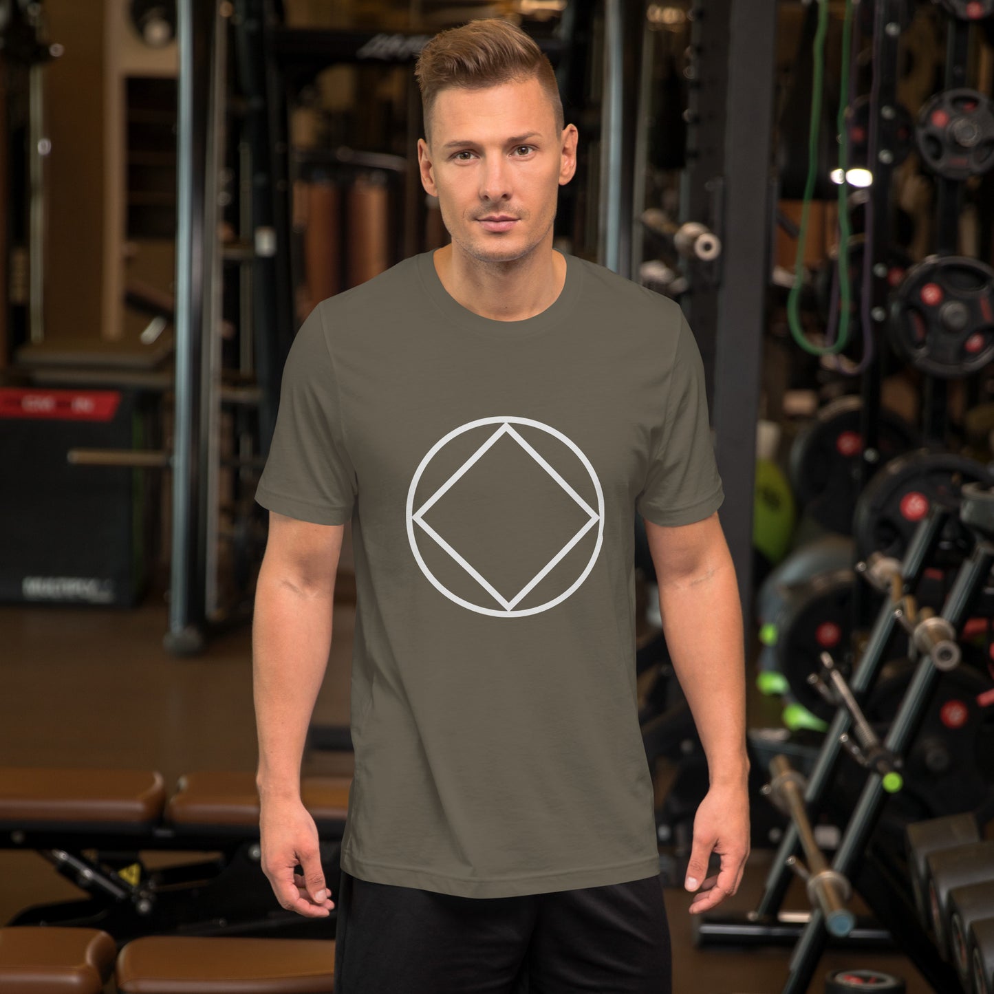 NA Diamond In Circle Unisex T-Shirt